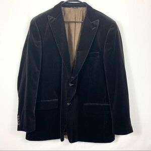 JEFF HABERDASHERY Men’s Suit Black suede one size